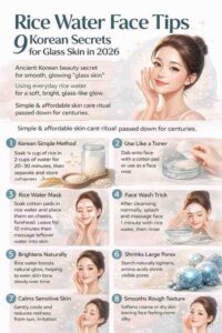 Read more about the article Rice Water Face Tips: 9 Korean Secrets for Glass Skin in 2026
