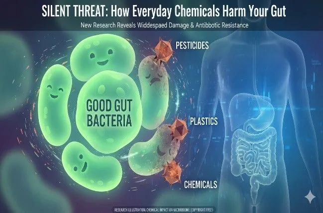 Read more about the article Daily Consuming Chemicals and Medications Affect Gut Bacteria