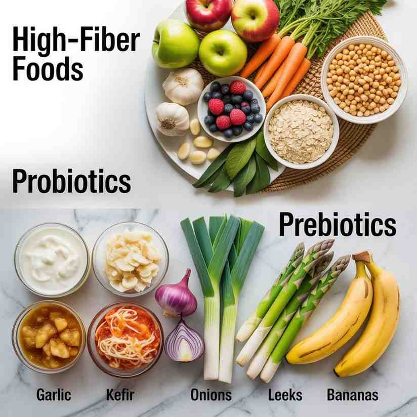 Ultimate Guide to Gut-Friendly Foods: Fiber, Probiotics & Prebiotics
