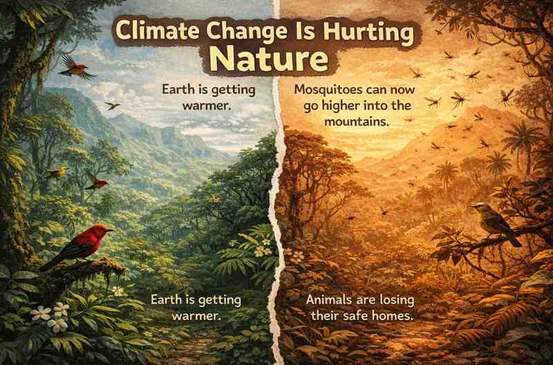 Climate Change Is Fueling the Spread of Avian Malaria