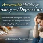 Homeopathic medicine for anxiety and depression