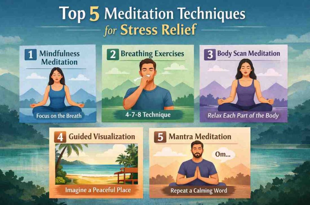 5 Science-Backed Meditation Techniques to Reduce Stress Fast