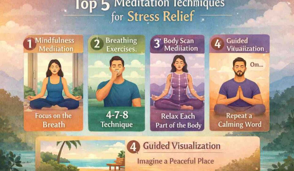 5 Science-Backed Meditation Techniques to Reduce Stress Best Meditation Techniques for Stress Relief That Actually Work
