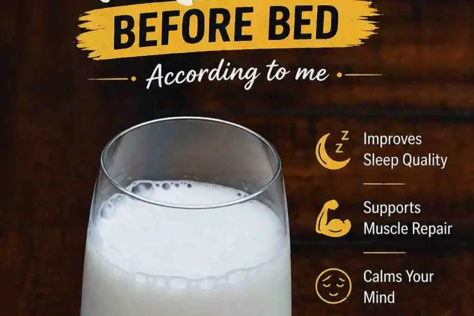 Drinking Milk Before Bed: Is It Actually Good for You?