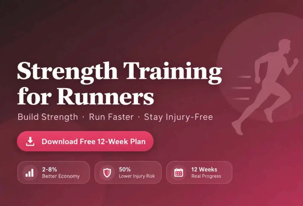 Strength training plan for runners with a 12-week workout program